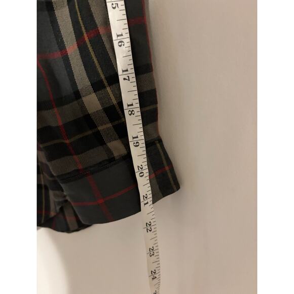 Ralph Lauren LRL Button Up Shirt Medium Petite Green Plaid Check - Picture 8 of 8